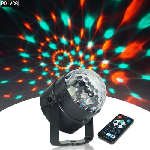 LED Disco Party Lights Crystal Magic Ball 3W RGB LED Effect Lights Laser projection light