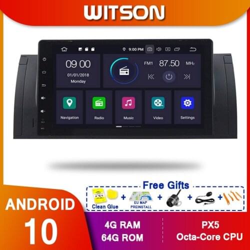 WITSON Android 10.0 Octa core PX5 Car Dvd GPS Player For BMW E39 IPS SCREEN 4GB RAM 64GB ROM CAR GPS NAVIGATION
