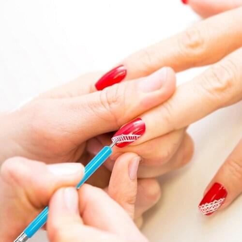 1Set Durable Nail Art Accessory Highly Viscou Long Lasting Flat Head Brush Rhinestone Glue DIY Creation Nail Art for Decoration