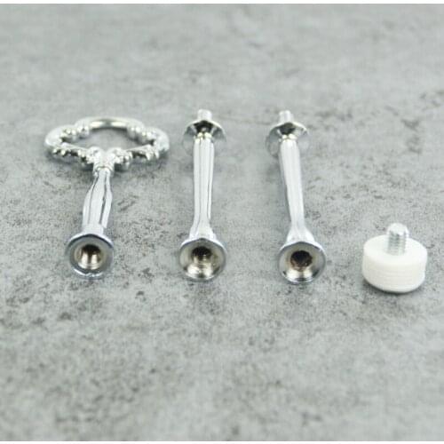 10 2 Mini Flower Head Three Layer Cake Fruit Rack Hardware Accessories