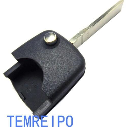 20pcs/lot Car Flip Remote Key Head shell for Audi A4 A6 Square FOB Car Key Case