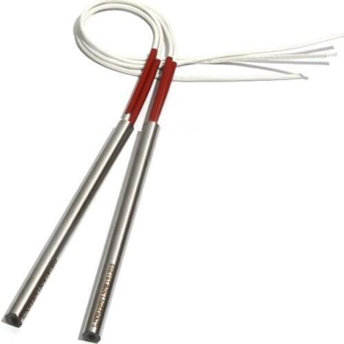 5PCS 16mm Diameter 225~255mm Length Heating Tube 110/220/380V Cartridge Heater 1100/1150/1200/1250W Tubular 304SUS Rod Element