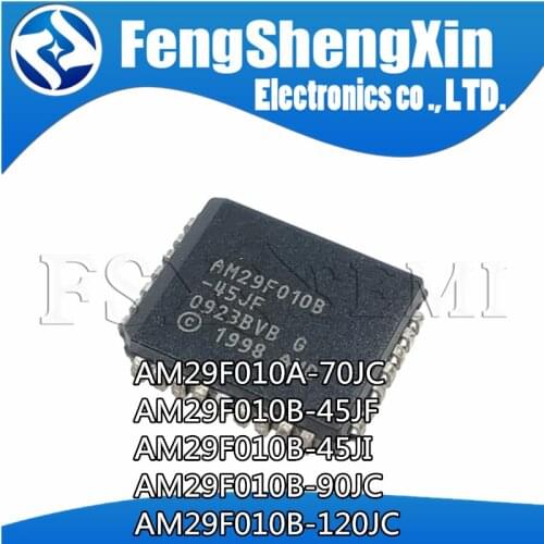 5PCS AM29F010B-70JC AM29F010B AM29F010 29F010 PLCC32 1 Megabit (128 K x 8-bit) CMOS 5.0 Volt-only, Uniform Sector Flash Memory