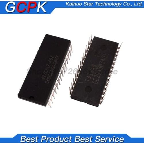 5PCS IC W27C512 W27C512-45Z W27C512-45 27C512 DIP28 IC