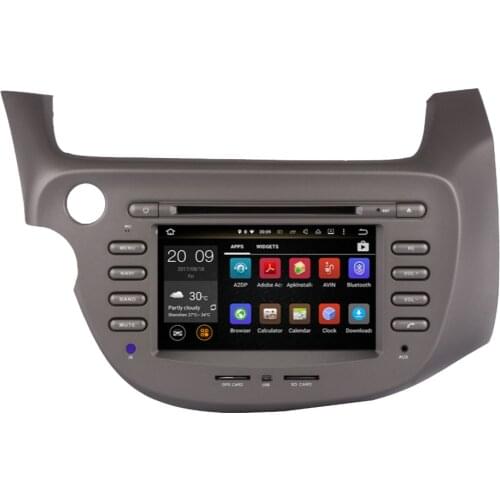 Android 9.0 4GB RAM HD CD DVD Player WIFI USB BT Octa Core Car Auto Radio Stereo For Honda Fit/Jazz Left Hand Driving 2007-2013