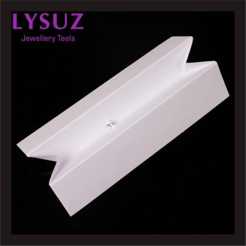 White Gemstone and Diamond Color Grading paper Sorting Tray Professional gemological tools