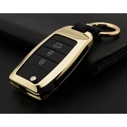 Aluminum Alloy Car Key Remote Cover Case For Kia Rio K2 Sportage 2017 2018 Ceed Optima K5 Cerato K3 K4 Sorento Carens