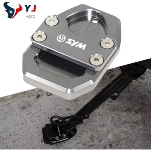 For SYM CRUISYM 300 GTS 300i joymax z300 GTS300i Motorcycle CNC Kickstand Foot Side Stand Extension Support Plate Enlarger Pad