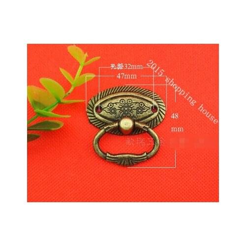 Hardware accessories Home improvement single hole antique handle drawer closet door box handle 02