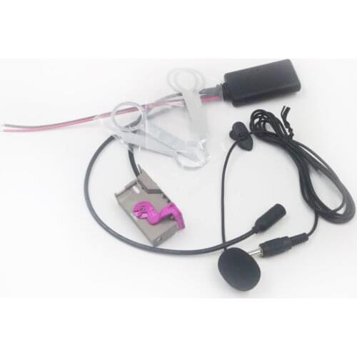 Biurlink RNS-E Headunit Bluetooth 5.0 Aux Audio Cable Microphone Handsfree Adapter for AUDI RNS-E Device