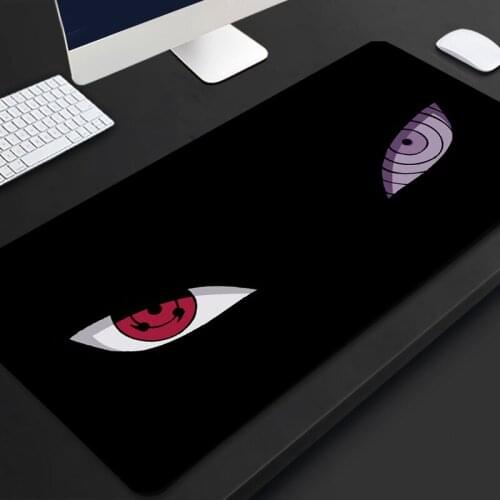 Uchiha Mouse Pad non-skid Pad Mouse Carpet Computer Padmouse Domineering Gaming Mousepad Gamer To Keyboard Mats Manga carpet mat