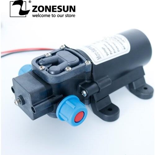 ZONESUN Diaphragm Water Pump For Filling Machine Small Safe High Pressure Self Priming Pump 3.6L/min