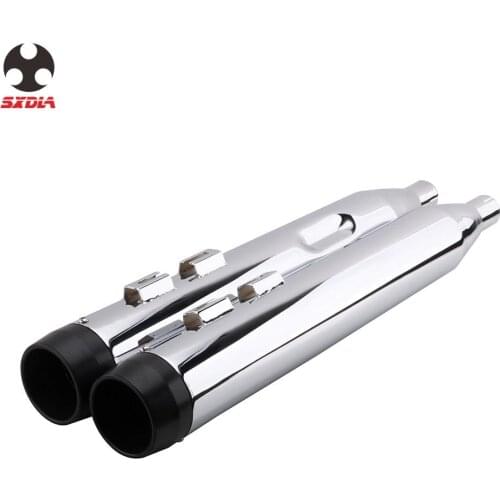 Motorcycle 4" Exhaust Pipe Tail Pipe For Harley Road King Electra Glide Street Road Glide Touring Bagger Models 1995-2016