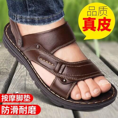 Mens Sandals, Mens Leisure, Thick-soled Non-slip Beach Shoes, Mens Sandals and Slippers, Mens Dual-use