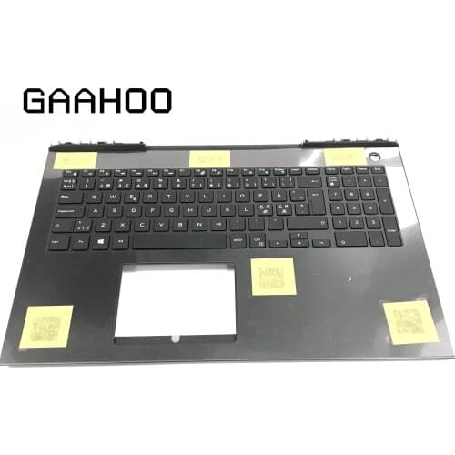 Brand New orig laptop case for DELL Inspiron15 7577 7587 G7 Denmark DM DN Layout Keyboard palmrest Asemmbly w/o backlight