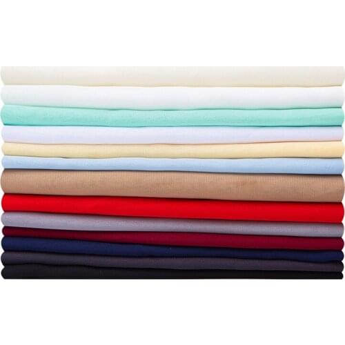 Width 59'' Summer Non Draping Chiffon Fabric By The Yard For Dress Short Sleeve Hanfu Material