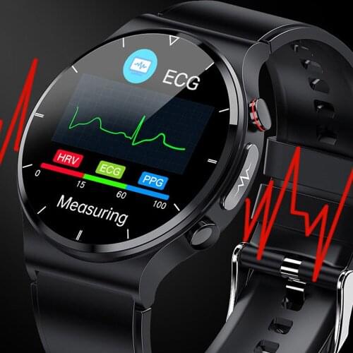Wireless Charging 360*360 Full Touch Smart Watch ECG Body Temperature Health Smartwatch Men IP68 Waterproof Fitness Bracelet