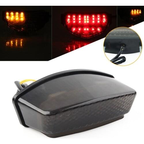 Smoke Motorcycle LED Taillight Brake Indicator Tail Light For Ducati Monster 400/600/620/695/750/800/900/1000 1994-2008