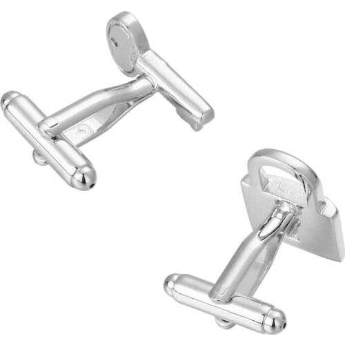 High-end mens shirt brand jewelry Cufflinks lock and key cufflinks, fashion design style French shirt accessories