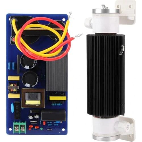 10g/h Water Cooling Ceramic Ozone Generator Ceramic Tube Adjustable Power Supply Kit motor regulator