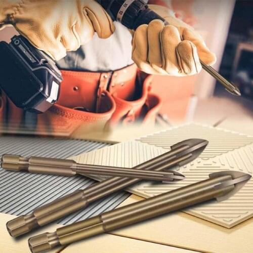 5pcs/set Efficient Universal Drilling Tool Cement Carbide YG6X Drill Bit Ceramic Brick Wall Hole Opening Power Tools Accessories