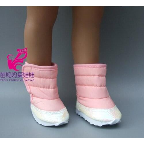 7.5CM Shoes Fit for 18" 45CM Girls Dolls Snow Boots shoes for Alexander doll accessory baby doll