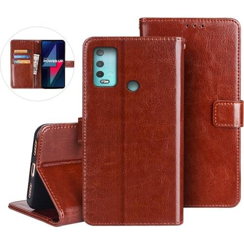 For Wiko Power U30 Case 6.82" Leather Case On For Coque Wiko Power U30 Premium Magnetic Flip Wallet Cover Phone Cases Fundas