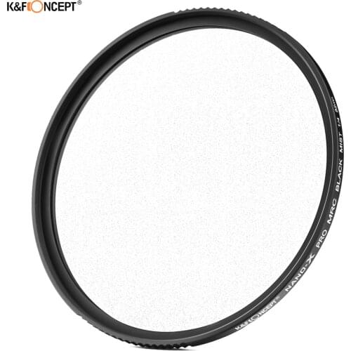 K&F CONCEPT Soft Focus Filter Diffusion Filters Black Mist 1/4 Waterproof Scratch-Resistant for DSLR camera Lens