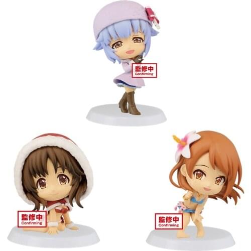 Idol Master Cinderella Girls Q Version 6Cm Hand-Made Model Decoration Doll Toy Cute Cartoon Doll Anime Figurine Collectible Toys