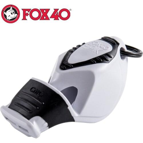 Canada Original Fox 40 Epik CMG Whistle with Lanyard 3-Chamber Pealess 115 dB Fox40 Outdoor Survival Coach Referee Whistle