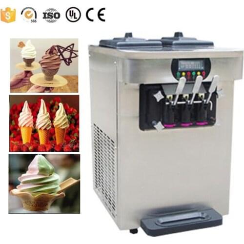Commercial and Family Use Table Top Counter Mini Ice Cream machine