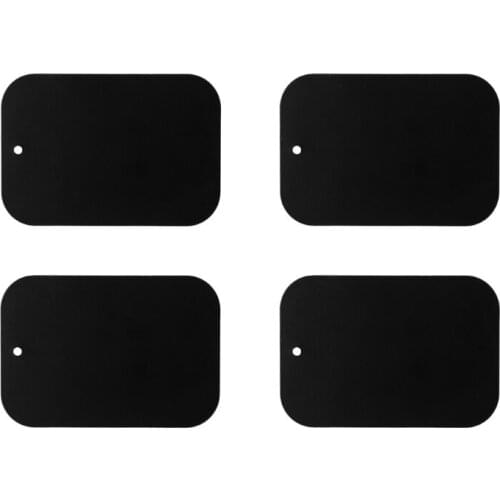 4Pcs Replacement Metal Rectangular Magnetic Plate Sticker For Phone Mount Holder dropshipping for car accessories