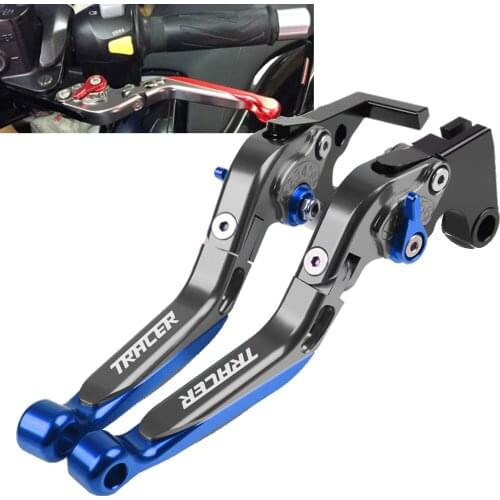 Moto Brake Handle CNC Adjustable Motorcycle Clutch Brake Lever Handle For Yamaha MT09 TRACER Tracer900 2014 2015 2016 2017 2018