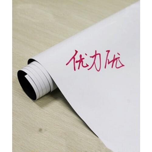 30*20CM Wall Stickers Memo Magnetic Interactivity Whiteboard Flexible Notice Writing Board Leave Message Apply To Office