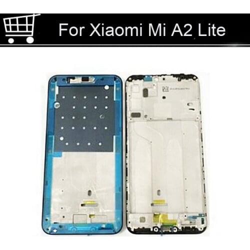 Original LCD Holder Screen Front Frame For Xiaomi Mi A2 Lite Housing Case Middle Frame No Power Volume Buttons A2Lite Parts
