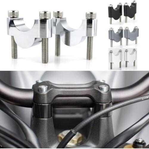Fit For Kawasaki Brute Force Prairie KFX 400 KFX 700 Motorcycle CNC Aluminum 7/8" 22mm Fat Bar Handlebar Risers Mount Riser