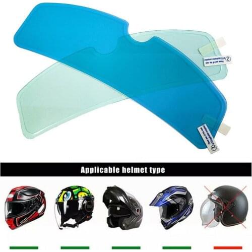 Helmet Clear Anti-Fog Patch Film Universal Lens Film For Motorcycle Visor Fog Resistant Moto Racing Accessories