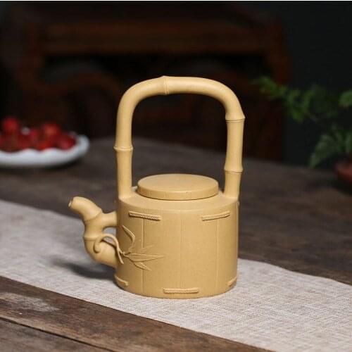 Recommended yixing undressed ore section girder mud pot famous all handcrafted teapot tea micro shang dynasty