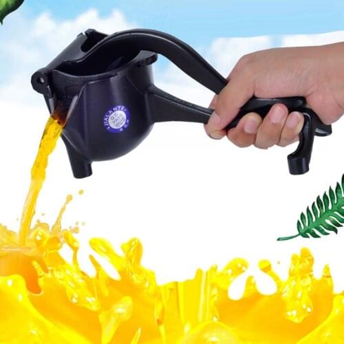 Heavy Duty Single Press Lemon Squeezer, Aluminum and Steel Lime Hand Squeezer, Kitchen Fruit Vegetable Juicer Tools