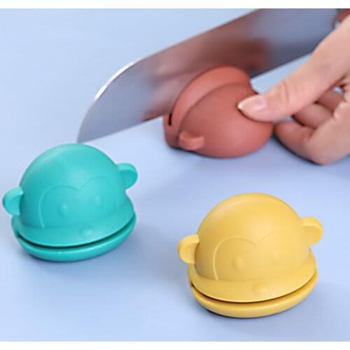 Cartoon Knife Sharpener Kitchen Sharpener Creative Household Manual Sharpening Scissors Sharpening Kitchen Knives