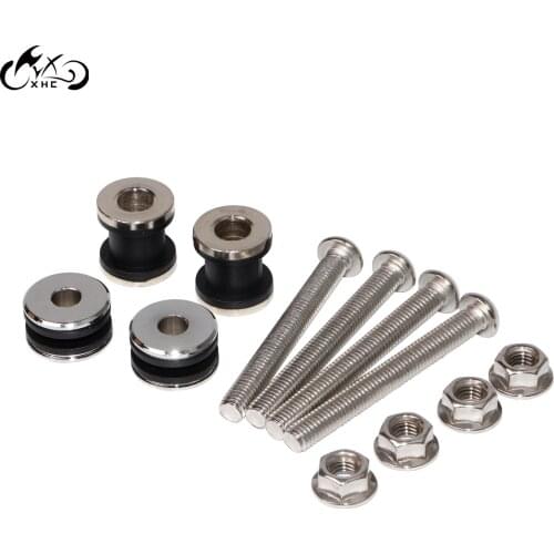 Detachable Sissy Bar Rack Backrest Docking Hardware Mounting Kit For Harley Sportster XL1200 XL883 2004-2016