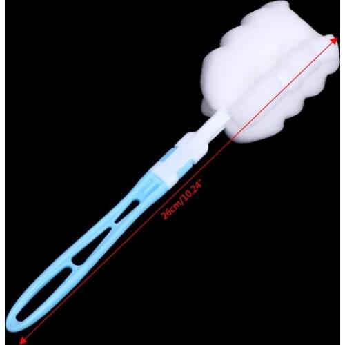 Baby Milk Feeding Bottle Sponge Brush Nipple Cleaning Cup Scrubber Cleaner Tool 87HD