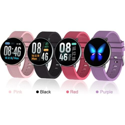 Smart Watch Full Touch Screen Round Blood Pressure Heart Rate Color Screen Sport Smart Bracelet Mutil Function Watch