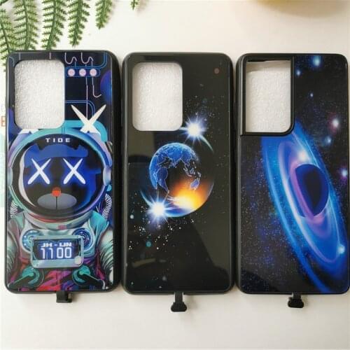 Led Call Light Tempered Glass Phone Case For Oneplus 9 8 7T 7 Pro Call Light Cover for Oneplus 8 7T 7 7 Pro 6 6T Luminous Coque