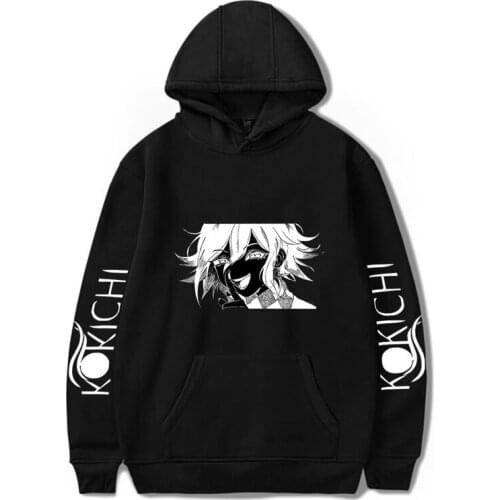 Kokichi Ouma Hoodies Boy Sweatshirts Men Women Clothes 3D Print Pullover Casual Autumn Winter Hooded Boy girls Tracksuits