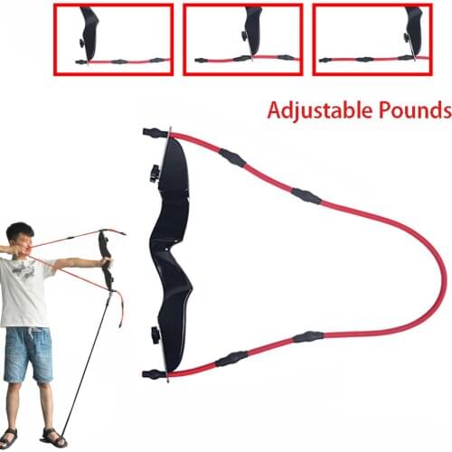 Archery Bow Exerciser Trainer Puller Rubber Band with Bow Riser Latex Equipment Exerciser for Practice Archery Posture