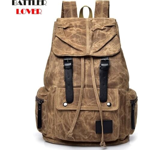 Unisex Canvas Backpack School Rucksack Men Drawstring Backpacks Women Travel Shoulder Bagpack Teenagers Laptop Back Pack Homme