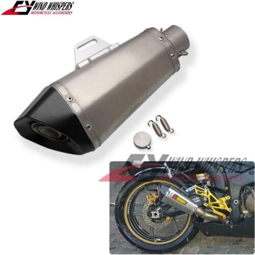 51mm Motorcycle Stainless steel exhaust pipe For Bmw Aprilia Ducati Honda Suzuki Kawasaki Yamaha Racing Street Universal