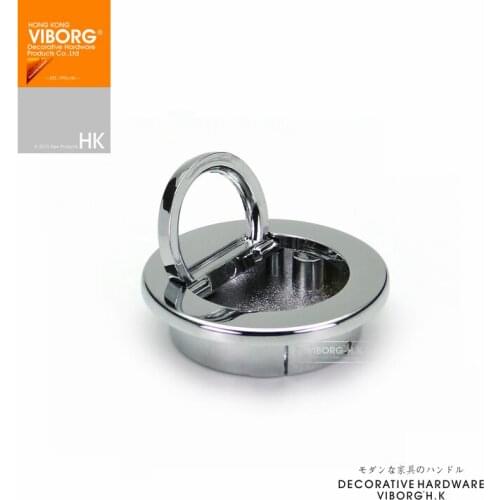 1 Piece) VIBORG Top Quality Zinc Alloy Concealed Modern Cabinet Cupboard Door Drawer Pulls Knob Handle Pull Knobs chrome SA-132