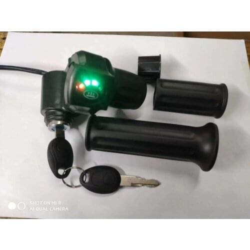 24v36v48v Battery Power/Battery Indicator/Half-Turn Throttle&Lock Electric Scooter Tricycle Bicycle Mountain Bike ATV Diy Parts